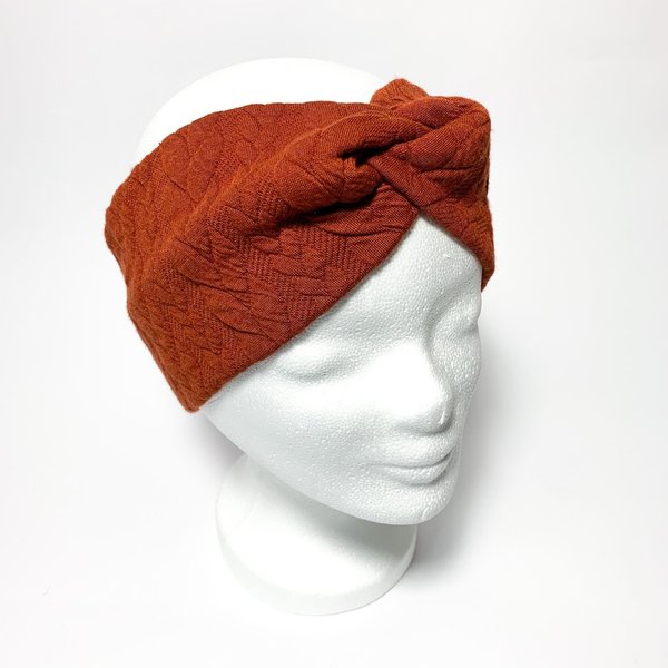 Stirnband - Rusty knit
