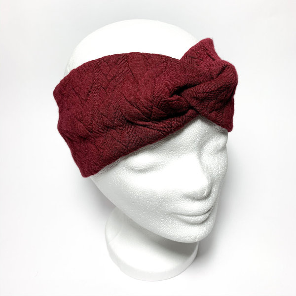 Stirnband - Bordeaux Knit