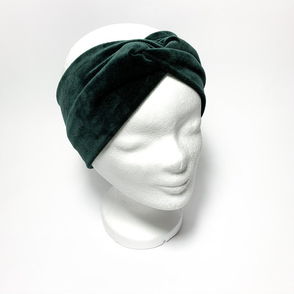 Stirnband - Green Velvet